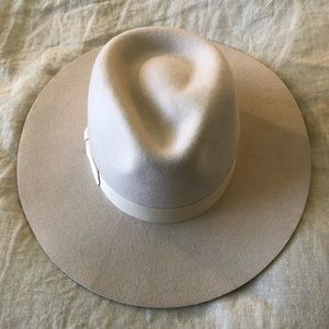 Cream Wool Rancher Hat